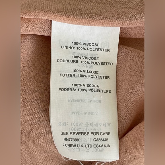 J Crew - Women’s Size 8 Sequin Cap Sleeve Pink Blush Blouse - Picture 13 of 15